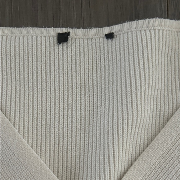 Forever 21 Cream Ribbed Crop Top - Picture 2 of 2